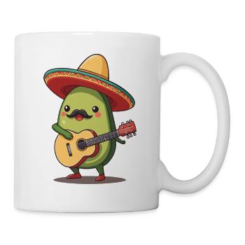 Avocado Mexican Mariachi Guitar Fiesta - Mug - white - Right