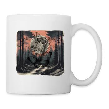 Forest, Dark, Insect, Butterfly, Butterfly, Nature - Mug - white - Right