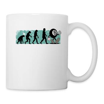 Billard Evolution Snooker - Tasse - Weiß - Rechts