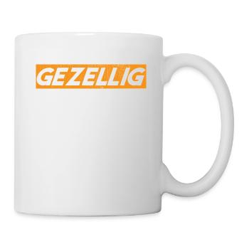 Gezellig Dutch Tupil Pays-Bas Moulin à vent - Mug blanc - blanc - Droite