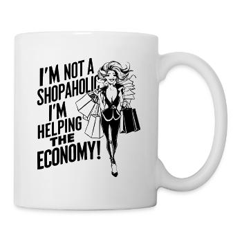 J’AIDE L’ÉCONOMIE - Mug blanc - blanc - Droite