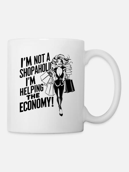 J’AIDE L’ÉCONOMIE - Mug blanc - blanc