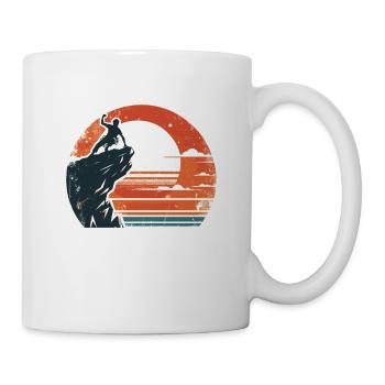 Coloré Pop Art Canyoning Canyoning - Mug blanc - blanc - Droite