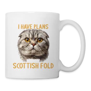 Scottish Fold Kitten Scottish Fold Cat - Mug - white - Right
