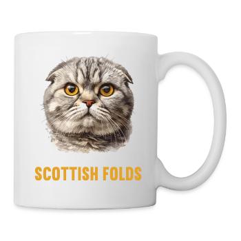 Scottish Fold Kitten Scottish Fold Cat - Mug - white - Right
