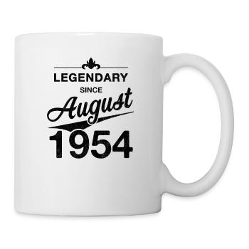 70th Birthday Legendary since August 1954 Vintage - Mug - white - Right