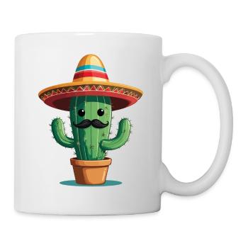 Cactus Fiesta Cactus Avec Sombrero Drôle - Mug blanc - blanc - Droite