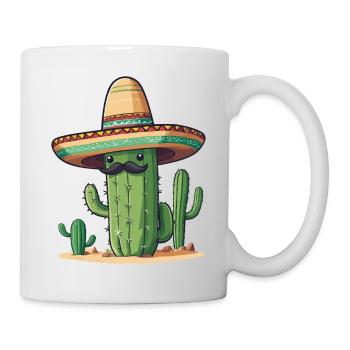 Cactus Fiesta Drôle De Vacances Mexicaines - Mug blanc - blanc - Droite