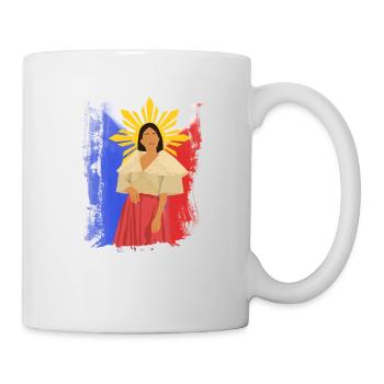 Philippines Drapeau philippin Philippines I Cadeau - Mug blanc - blanc - Droite