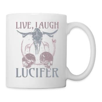 Live Love Luzifer Goth Festival Death Metal - Tasse - Weiß - Rechts