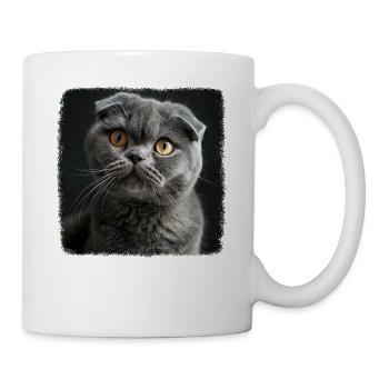Scottish Fold Kitten Scottish Fold Cat - Mug - white - Right