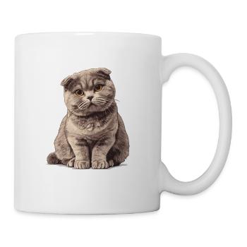 Scottish Fold Kitten Scottish Fold Cat - Mug - white - Right