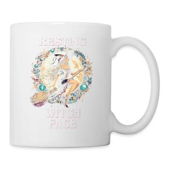 Resting Witch Face - Tasse - Weiß - Rechts
