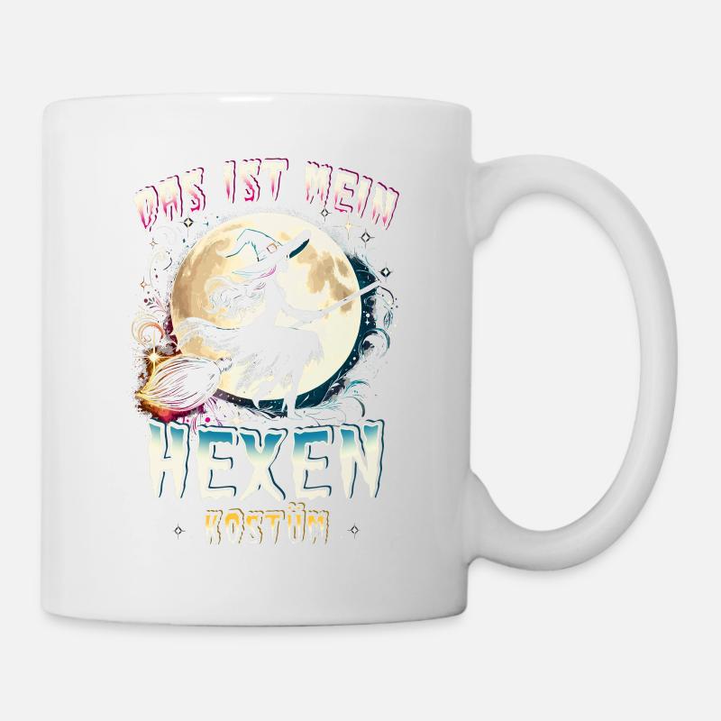 Das ist mein Hexen Kostüm - Tasse - Weiß