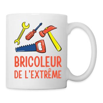 Personnaliser le bricoleur de l extrême - Mug blanc - blanc - Droite