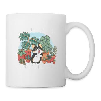 Gartenarbeit, Gärtner, Gartenbau, Pflanzen Hunde - Tasse - Weiß - Rechts