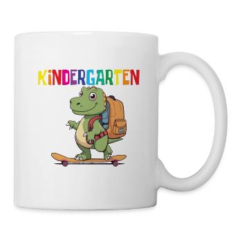 School Enrollment Dino Back to School - Mug - white - Right