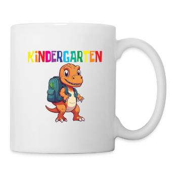 School Enrollment Dino Back to School - Mug - white - Right