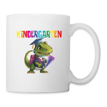 School Enrollment Dino Back to School - Mug - white - Right