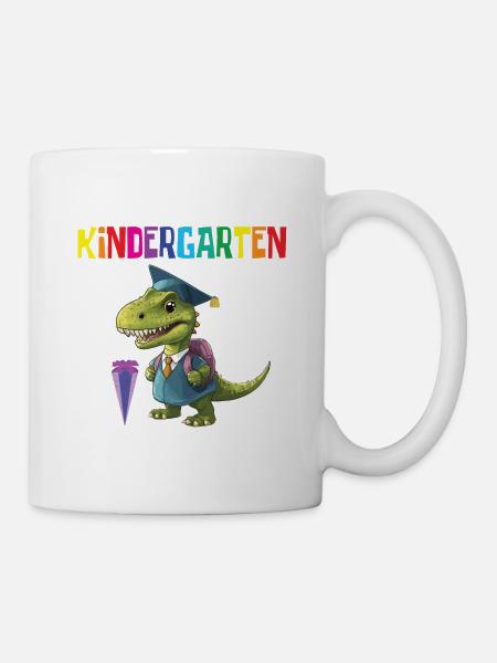 School Enrollment Dino Back to School - Mug - white