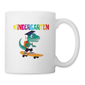 School Enrollment Dino Back to School - Mug - white - Right