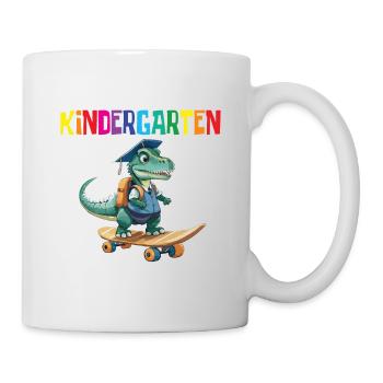 School Enrollment Dino Back to School - Mug - white - Right