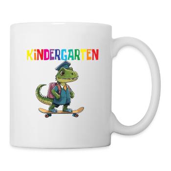 School Enrollment Dino Back to School - Mug - white - Right