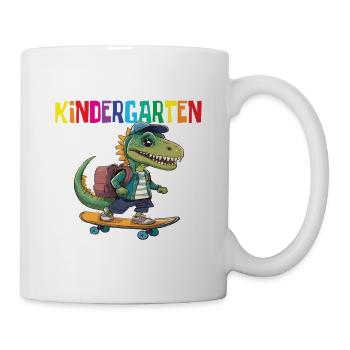 School Enrollment Dino Back to School - Mug - white - Right