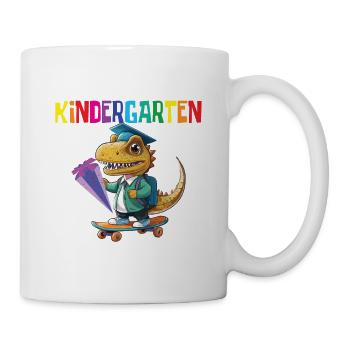 School Enrollment Dino Back to School - Mug - white - Right