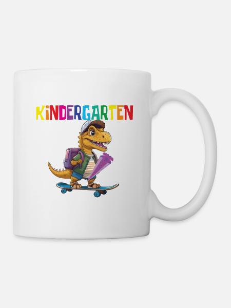 School Enrollment Dino Back to School - Mug - white