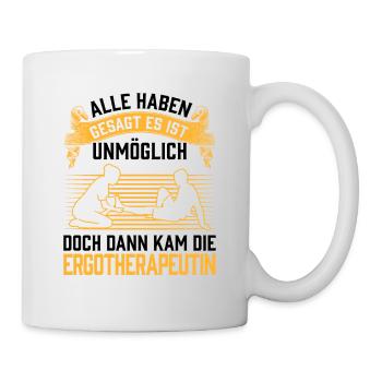 Then came the occupational therapist occupational therapy - Mug - white - Right