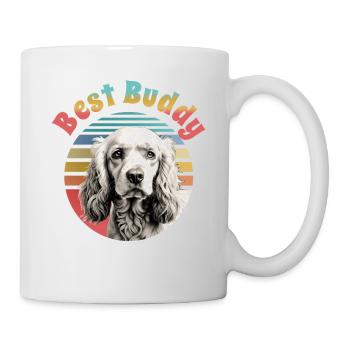 Englischer Cocker Spaniel Bester Freund - Tasse - Weiß - Rechts