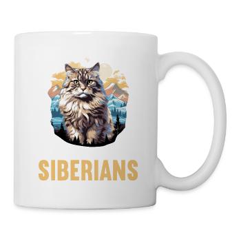 Siberian Cat Sibirische Katze - Mug - white - Right