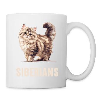Siberian Cat Sibirische Katze - Mug - white - Right