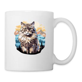 Siberian Cat Sibirische Katze - Mug - white - Right