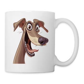Chart Polski | Polish greyhound | Cartoon Artwork - Mug - white - Right