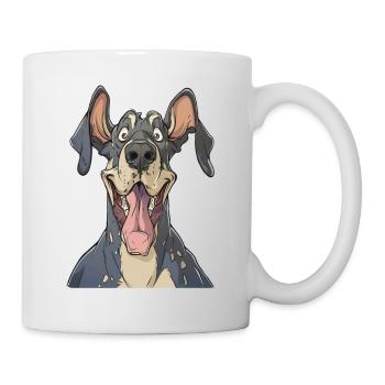 Great Dane | The Great Dane | Cartoon Artwork - Mug - white - Right