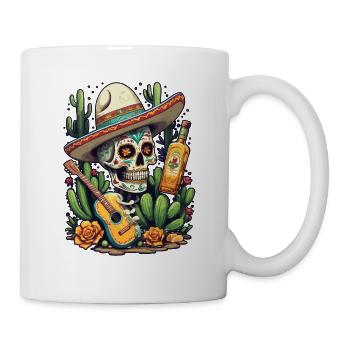 Tequila Skull Design Cinco De Mayo Mexique Célébration - Mug blanc - blanc - Droite