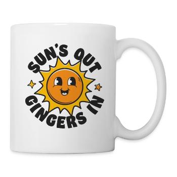 Suns Out Gingers In - Tasse - Weiß - Rechts