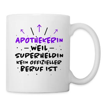 Apothekerin Spruch Apotheke Apothekerin Geschenk - Tasse - Weiß - Rechts