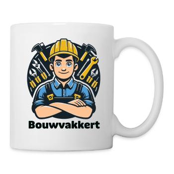 Ouvrier du bâtiment - Mug blanc - blanc - Droite