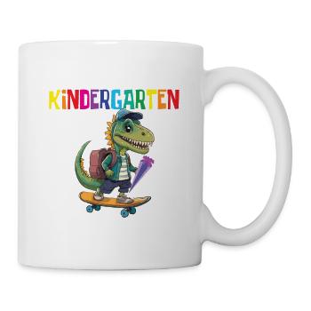 School Enrollment Dino Back to School - Mug - white - Right