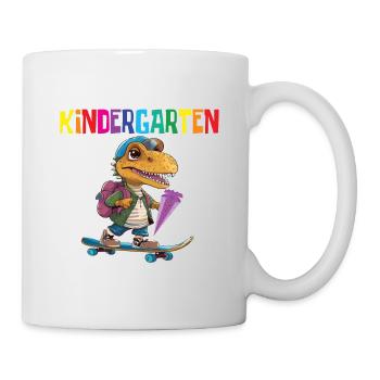 School Enrollment Dino Back to School - Mug - white - Right