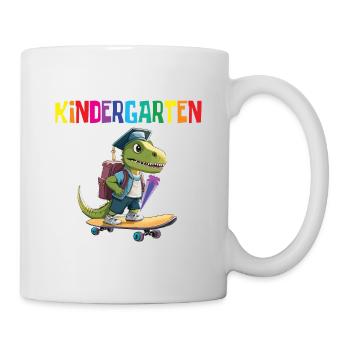School Enrollment Dino Back to School - Mug - white - Right