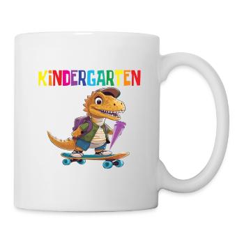 School Enrollment Dino Back to School - Mug - white - Right