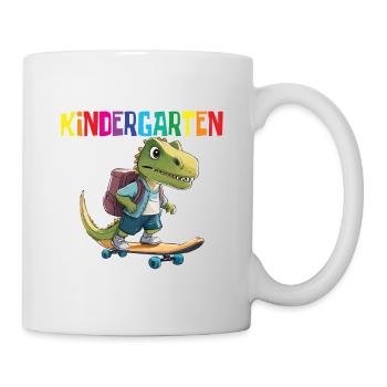 School Enrollment Dino Back to School - Mug - white - Right