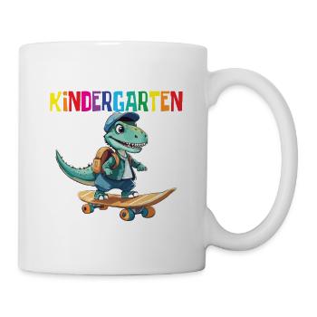 School Enrollment Dino Back to School - Mug - white - Right