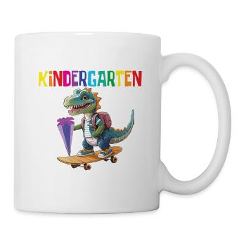 School Enrollment Dino Back to School - Mug - white - Right