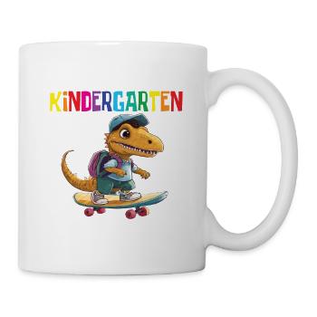 School Enrollment Dino Back to School - Mug - white - Right