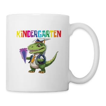 School Enrollment Dino Back to School - Mug - white - Right